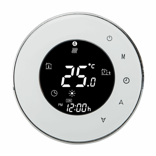 FloorHeat WHT-6000 Modern White Programmable Thermostat