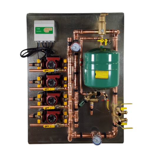 4-Zone Essential Series Hydronic Radiant Heat Control Panel