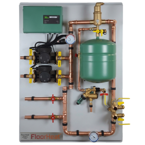 2-Zone Professional Series Hydronic Radiant Heat Control Panel
