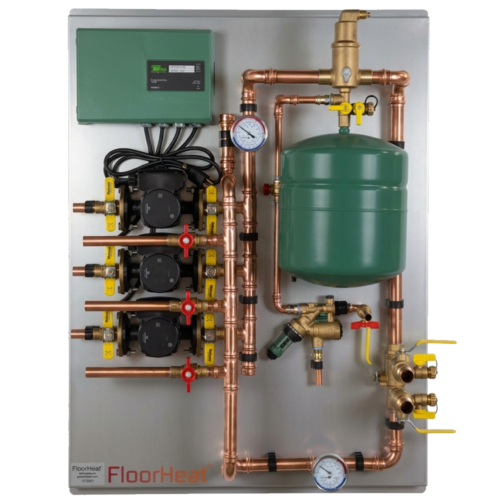 3-Zone Professional Series Hydronic Radiant Heat Control Panel