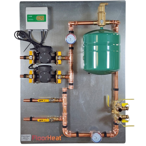 2-Zone Essential Series Hydronic Radiant Heat Control Panel