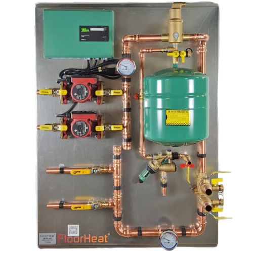2-Zone Radiant Signature Series Hydronic Radiant Heat Control Panel System (Universal)