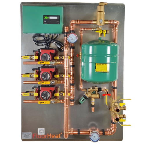3-Zone Radiant Signature Series Hydronic Radiant Heat Control Panel System (Universal)