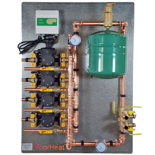 4-Zone Essential Series Hydronic Radiant Heat Control Panel